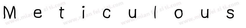 Meticulous Ariel字体转换